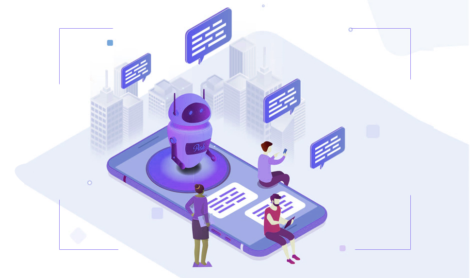 This illustrative image provides a glimpse into the world of chatbots and their interactions with users.